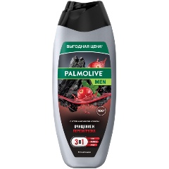 Изображение товара Мужской гель для душа 3в1 PALMOLIVE MEN Очищение и Перезагрузка, 450 мл