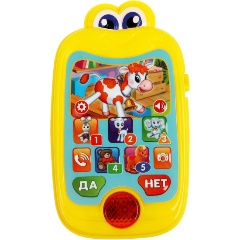 Изображение товара Музыкальная игрушка УМКА HX2501-R14 Телефон с глазками барто Барто А.