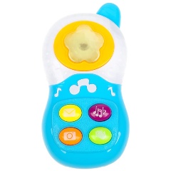 Изображение товара Музыкальная игрушка УМКА C41859-A1492782M-W Телефончик 16 песен, звуков и фраз Синий Трактор