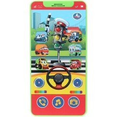 Изображение товара Музыкальная игрушка УМКА HT830-R63 Телефончик светофорчик 25 песен, загадок, звуков