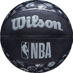 Изображение товара Мяч баскетбольный WILSON NBA All Team размер 7, PU, черный