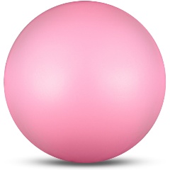 Изображение товара Мяч для художественной гимнастики INDIGO IN315-PI диам 15 см из ПВХ розовый металлик
