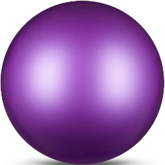 Изображение товара Мяч для художественной гимнастики INDIGO, IN367-VI, диаметр 17 см, фиолетовая металлик