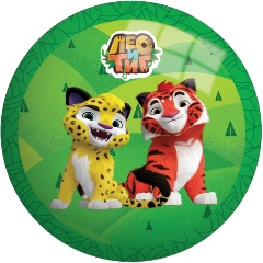 Изображение товара Яркий мяч KiddiePlay 4224-1 Лео и Тиг 23 см для активных игр