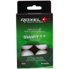 Изображение товара Мячи для настольного тенниса Roxel 2* Swift, белый (6шт.)