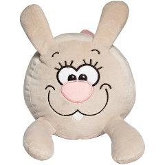 Изображение товара Мягкая игрушка KiddieArt Tallula 28016s валик Заяц 40 см