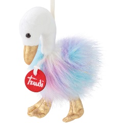 Изображение товара Мягкая игрушка Trudi 29143 Лебедь-помпон 14 см