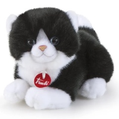 Изображение товара Мягкая игрушка Trudi 51262 Черно-белая кошечка делюкс 15см