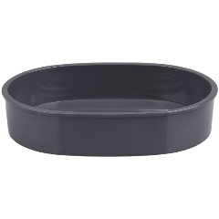 Изображение товара Мыльница FIXSEN ROUND GRAY FX-453-4 пластик настольная серый