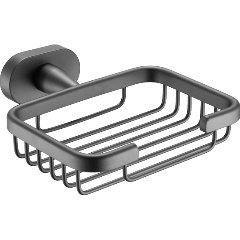 Изображение товара Металлическая мыльница BELZ B90502-1 для ванной настенная серого цвета