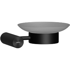 Изображение товара Мыльница Raiber RPB-80008 черный настенная из латуни стильный аксессуар для ванной