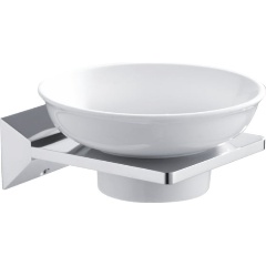 Изображение товара Мыльница Rose RG1603 хром настенная латунь керамика для ванной