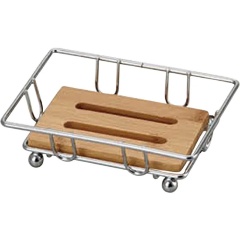 Изображение товара Мыльница Рыжий кот BAMBOO-01 (на ножках)