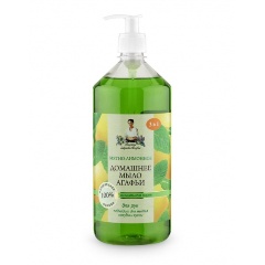 Изображение товара Мыло домашнее 3в1 Рецепты Бабушки Агафьи Мятно-Лимонное, 1 л