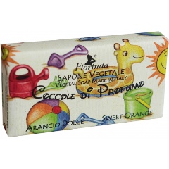 Изображение товара Мыло FLORINDA "Ароматы Детства" сладкий апельсин, 100 г