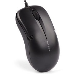 Изображение товара Мышь A4TECH OP-560NU Black проводная с оптическим сенсором и быстрым скроллом