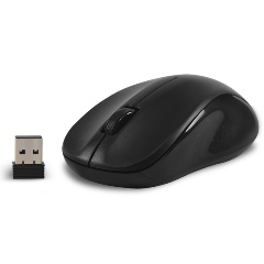 Изображение товара Беспроводная мышь CBR CM 410 Black с оптическим сенсором и тихими клавишами
