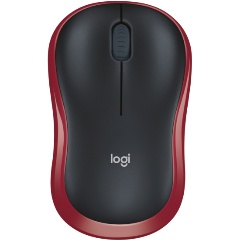 Изображение товара Мышь беспроводная Logitech M185 Red (910-002633)