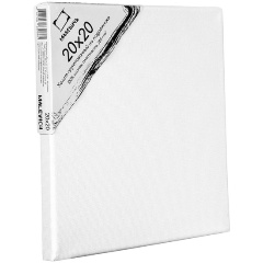 Изображение товара Холст на подрамнике Малевичъ, хлопок 280 гр, 20х20 см