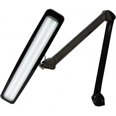 Изображение товара Настольная бестеневая лампа REXANT Eco-Light на струбцине с сенсорным диммером, 84 светодиода, черная