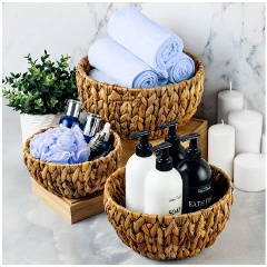 Изображение товара Набор 3 плетеных корзинок (240324 Elan)