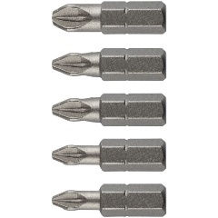 Изображение товара Набор бит KWB 120140, PZ 1-3, BASIC, 25 мм, 5шт