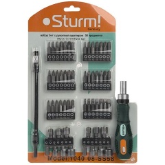 Изображение товара Набор бит Sturm! 1040-08-SS58, 58 предметов