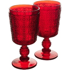 Изображение товара Набор бокалов Gipfel Vinsanto 2 предмета стекло 320 мл с рельефом