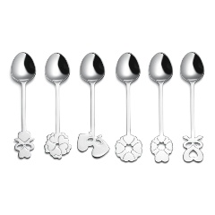 Изображение товара Набор чайных ложек Guzzini Love 6 шт из нержавеющей стали для элегантной сервировки