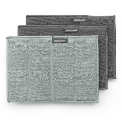 Изображение товара Набор чистящих салфеток Brabantia 230349 из микрофибры, 16х22см, 3 штуки