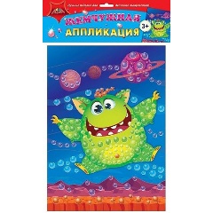 Изображение товара Аппликация Набор д/тв. КОСМИЧЕСКИЙ МОНСТРИК жемчужная