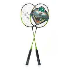 Изображение товара Ракетки для бадминтона DOUBLE FISH JINQUE TL-12, для любит.,композит, со струнами, зеленый