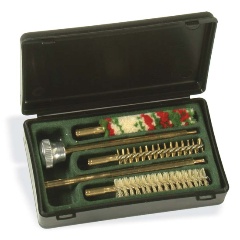 Изображение товара Набор для чистки пистолетный Stil Crin в пластиковом футляре, калибр 9мм, шомпол латунный