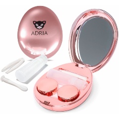 Изображение товара Набор для хранения линз ADRIA (капля), розовый