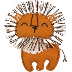 Изображение товара Набор для шитья MIADOLLA KD-0334 Львенок