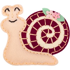 Изображение товара Набор для шитья MIADOLLA KD-0339 Улитка для детей от 5 до 7 лет