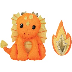 Изображение товара Набор для шитья MIADOLLA TF-0428 Огненный дракончик