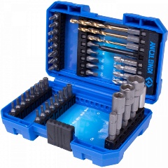 Изображение товара Набор для шуруповерта KING TONY 1045MR, 45 предметов