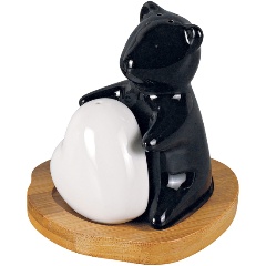 Изображение товара Набор для специй Nouvelle "Naturel" солонка, перечница на подставке, 10х10см, 2631066