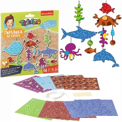 Изображение товара Набор для творчества BONDIBON ВВ1847 Гирлянда из бумаги (морские обитатели)