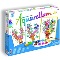 Изображение товара Акварельная раскраска SENTOSPHERE 6396 Олени для детей от 8 лет