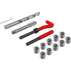 Изображение товара Набор для восстановления резьбы THORVIK TRIS12175, M12x1.75, 15 предметов