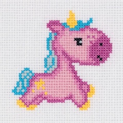 Изображение товара Набор для вышивания KLART 8-434 Единорожка 10.5х10 см