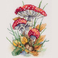 Изображение товара Набор для вышивания KLART 8-515 Мухоморы