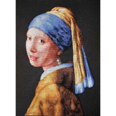 Изображение товара Набор для вышивания LUCA-S B467 Девушка с жемчужиной 27*41см