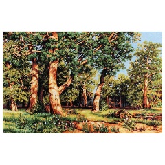 Изображение товара Набор для вышивания ПАЛИТРА 08.018 Дубовая роща, 43х26см