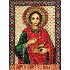 Изображение товара Набор для вышивания PANNA CM-1206 Икона Св. Великомученика и целителя Пантелеймона 19.5 х 26.5 см