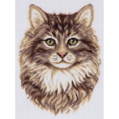 Изображение товара Набор для вышивания PANNA J-7465 Сибирская кошка