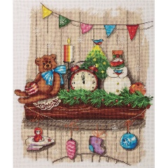 Изображение товара Набор для вышивания PANNA PR-7043 Каминная полка 28.5 х 33 см