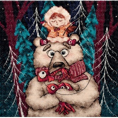 Изображение товара Набор для вышивания PANNA VK-7304 Зимняя рыбалка